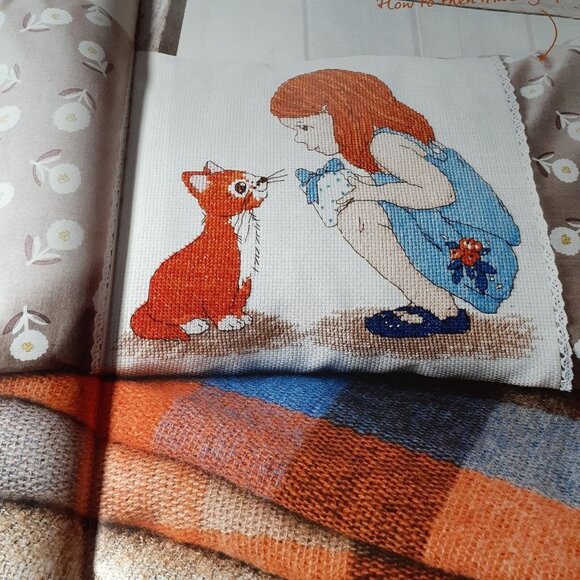 Cross Stitch Crazy Magazine Back Issue Valentines Country Charm Bunnies Parrots - Picture 5 of 11